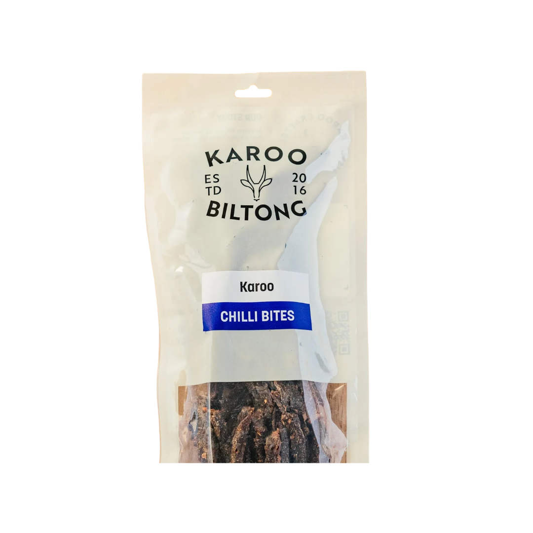 Karoo Biltong Venison Chili Bites Free Range 350g