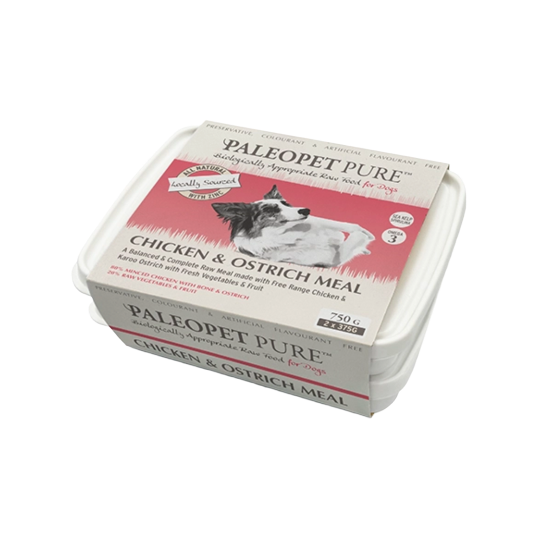 Paleo Pet Chicken & Ostrich Meal 2 x 375g
