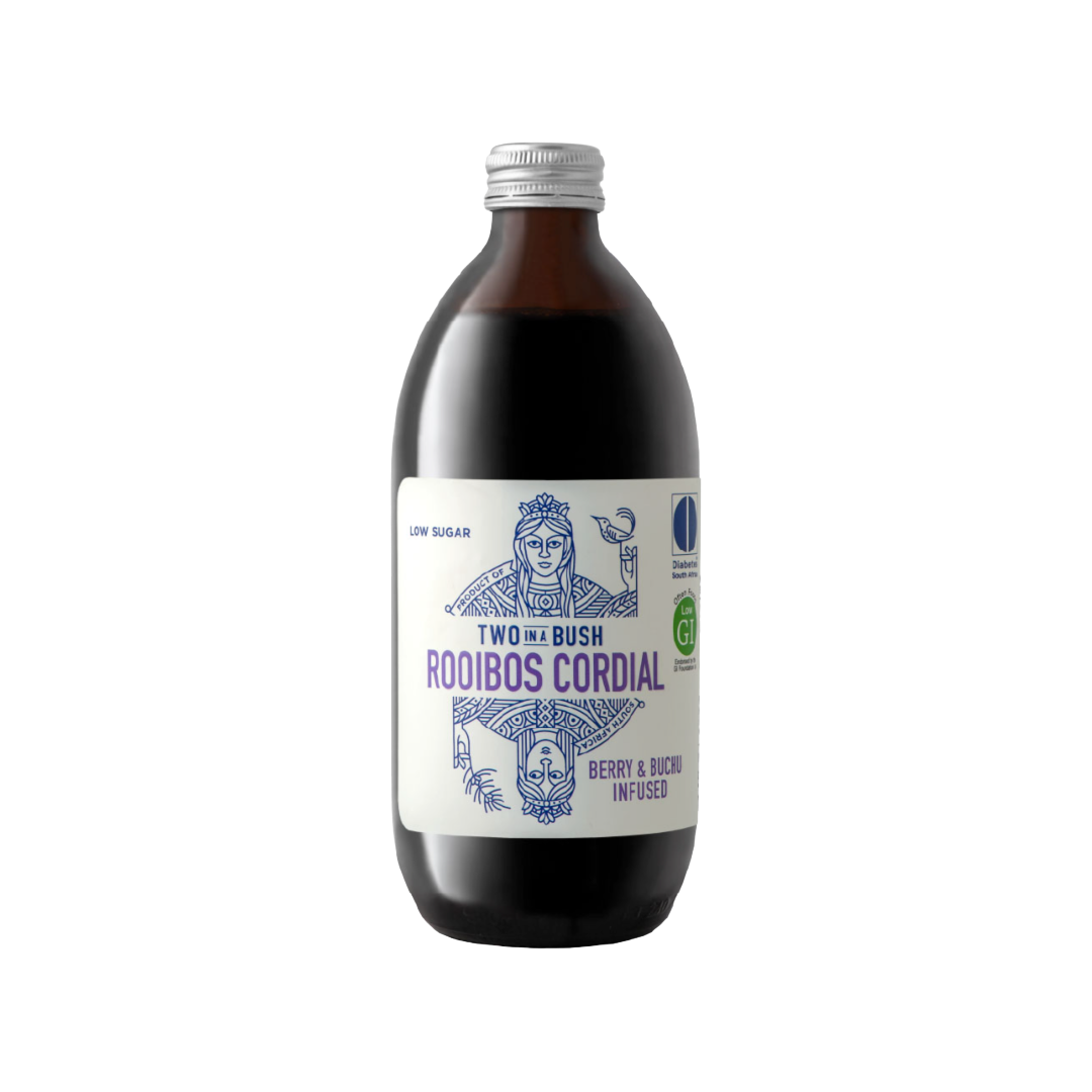 Two in a Bush Organic Rooibos Berry & Buchu Cordial 500ml