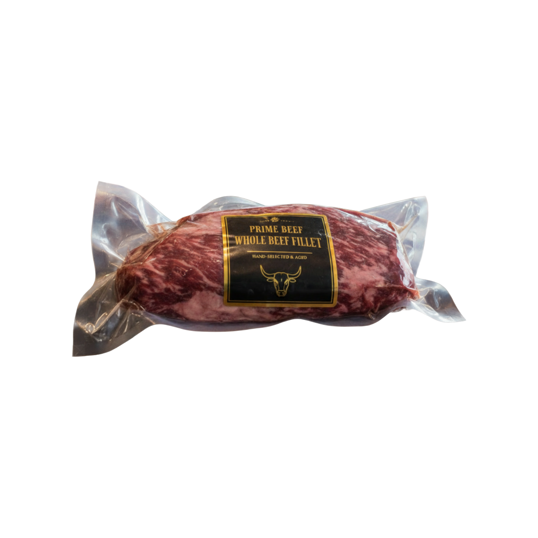 Bull & Bush free Range Beef Fillet Whole (Trimmed) 1,5kg approx.